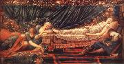 Burne-Jones, Sir Edward Coley Sleeping Beauty oil on canvas